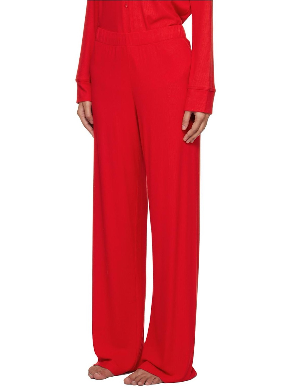 SKIMS Soft Lounge Loose Pants in Cherry Red